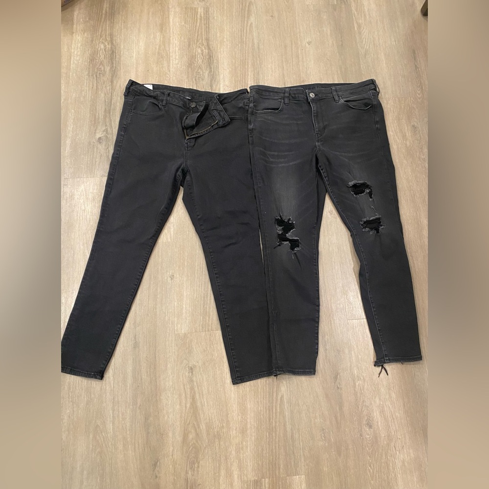 American Eagle Black Skinny Jeans Bundle
